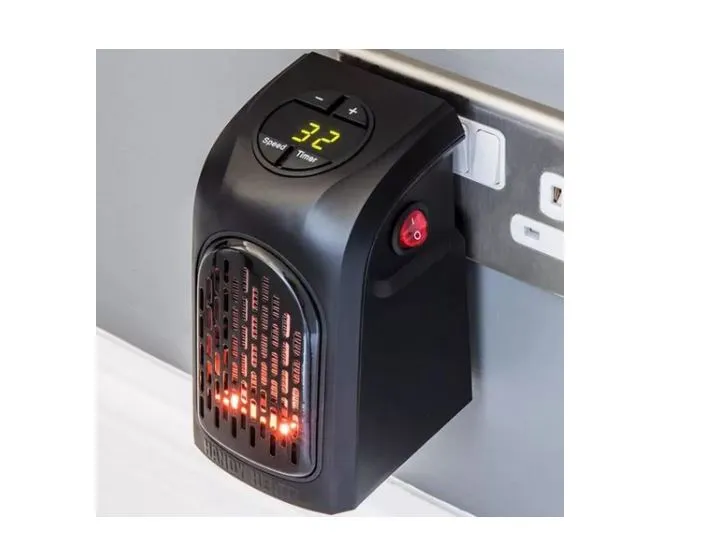 Calentador Ambiente Portátil Calefactor De Pared 400w