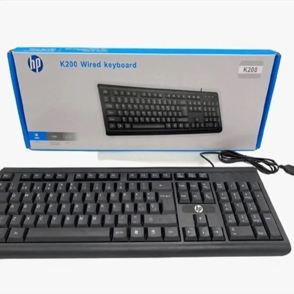 Teclado Hp Wired Keyboard Alambrico K200 Usb 107 teclas