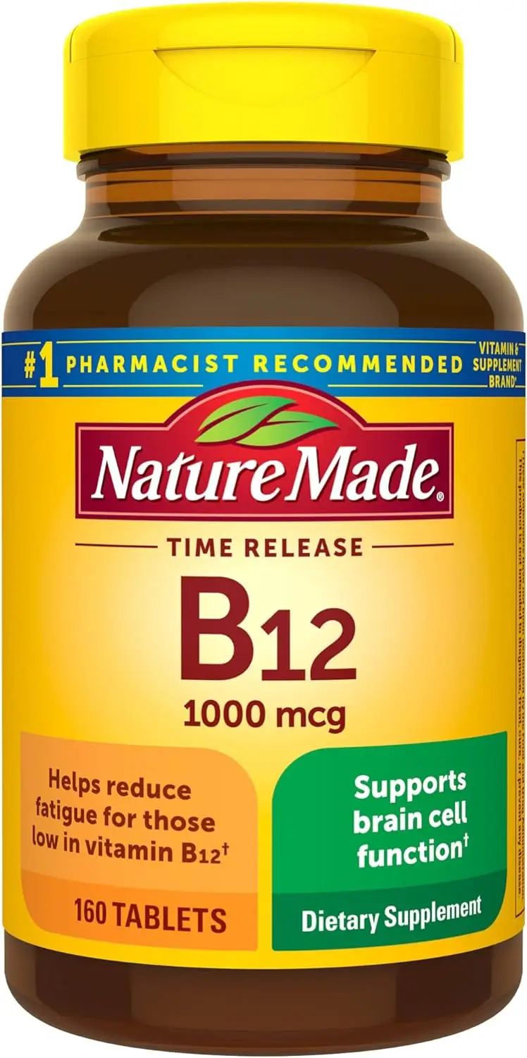 Nature Made B12 1000mcg 160 Tabletas (1)