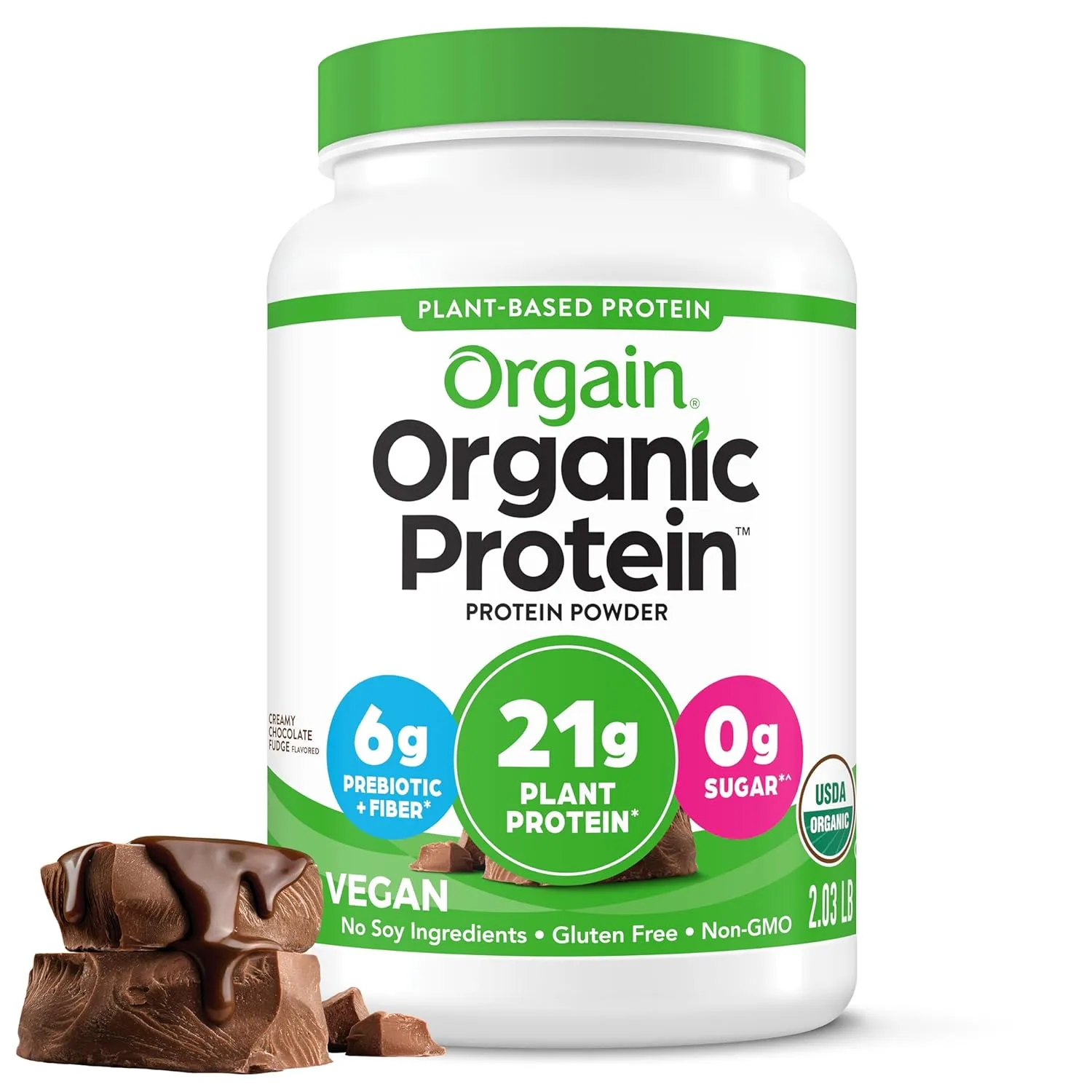 Orgain Proteína Vegana Orgánica 2.03 LB Chocolate 