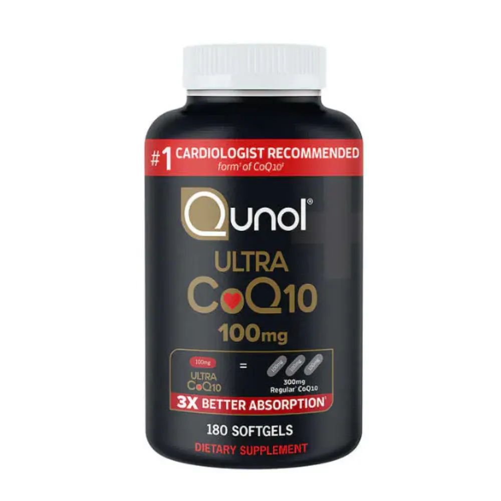 Qunol Ultra Coq10 100mg 3 Veces Mejor Absorción 180 Cápsulas