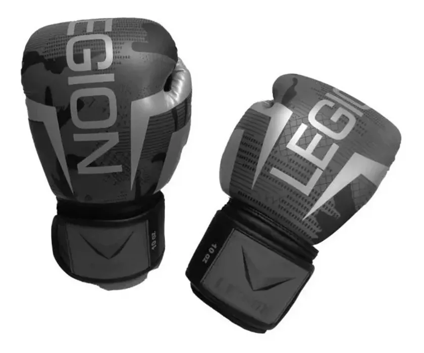 Guantes Boxeo Kick Boxing Profesional Legion + Vendas Venom