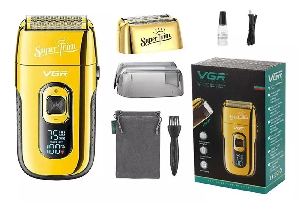 Máquina De Afeitar Shaver Rasuradora Super Trim Vgr V-332