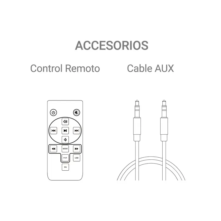 Barra de Sonido Hyundai 80 Watts de potencia