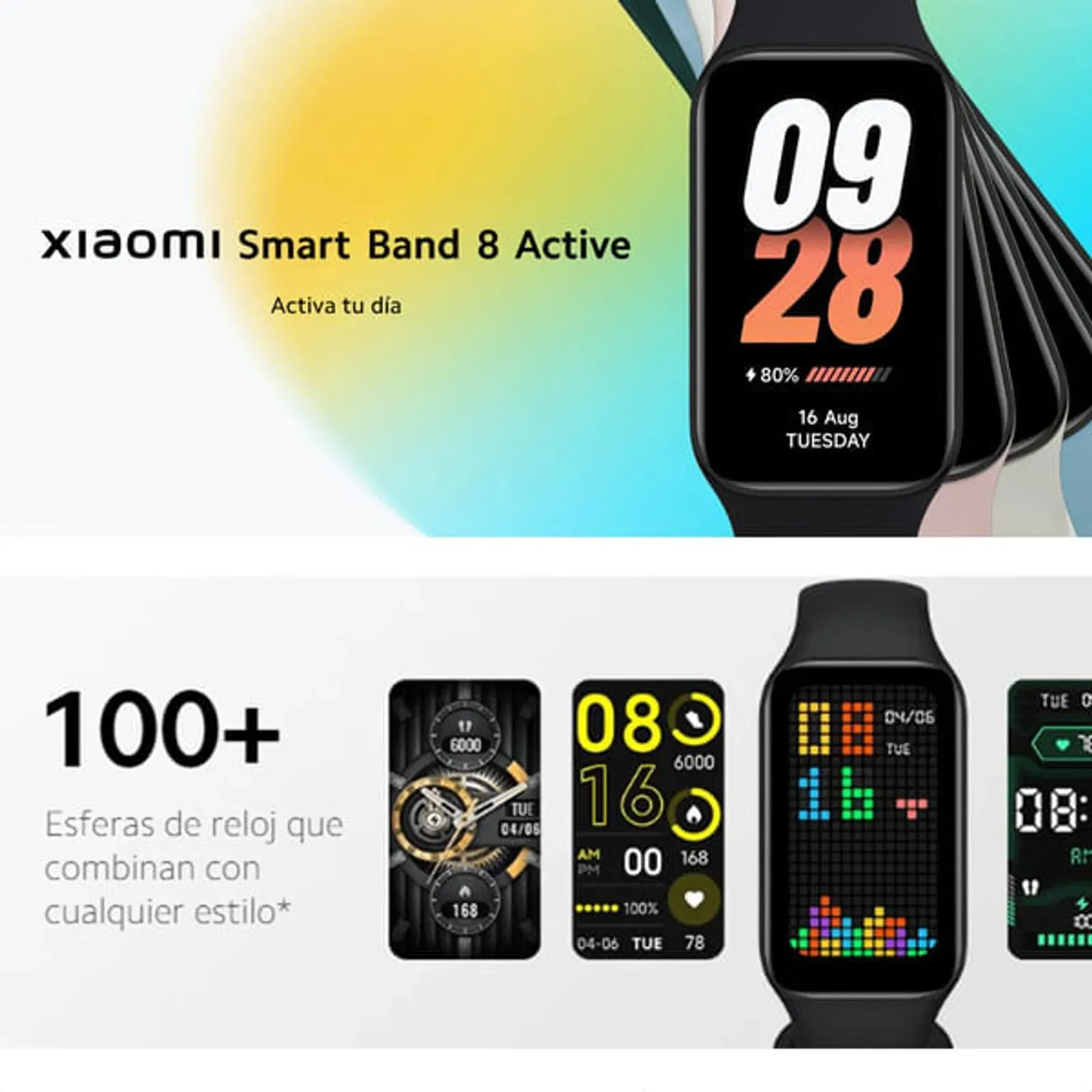 Smartwatch Xiaomi Smart Band 8 Active Reloj Inteligente