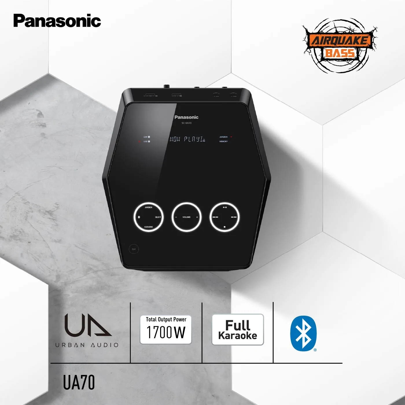 PANASONIC UA70 1700 Watts Parlante