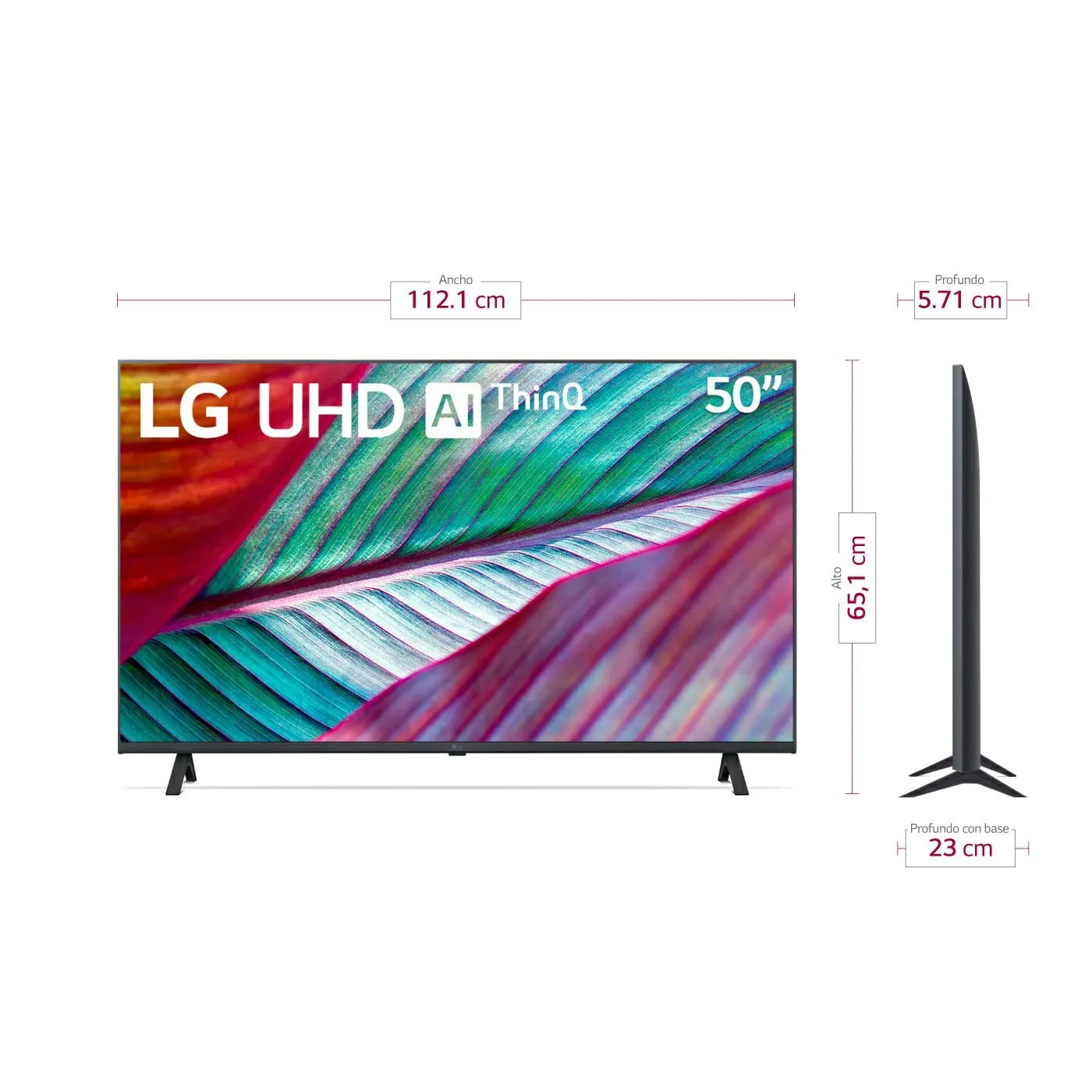 LG 50" 4k-UHD Smart + Antena TDT