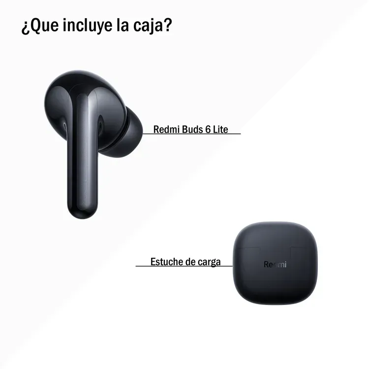 Audífonos REDMI In Ear Buds 6 Lite Cancelación de Ruido