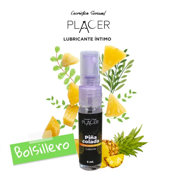 Lubricante Placer Caliente Piña Colada x 6 Ml 