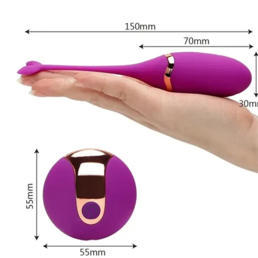 Huevo Vibrador Inalambrico Recargable Ballena