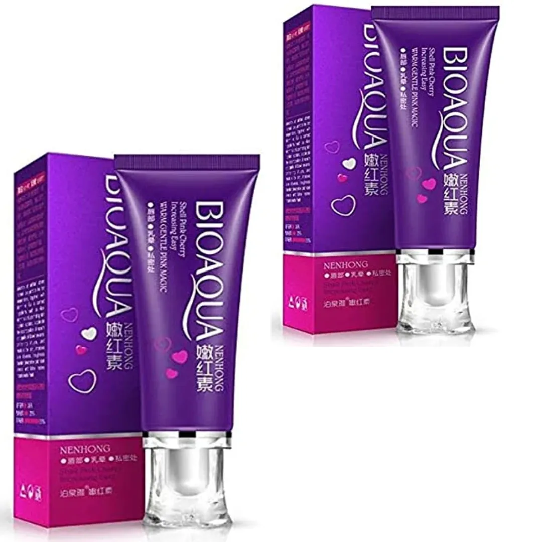  Crema Aclarante Y Despigmentante Íntimo Bioaqua 30Ml X2