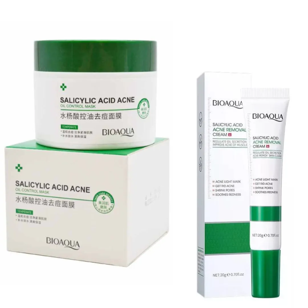 Kit Anti-Acne Poros Abiertos Ácido Salicílico Bioaqua