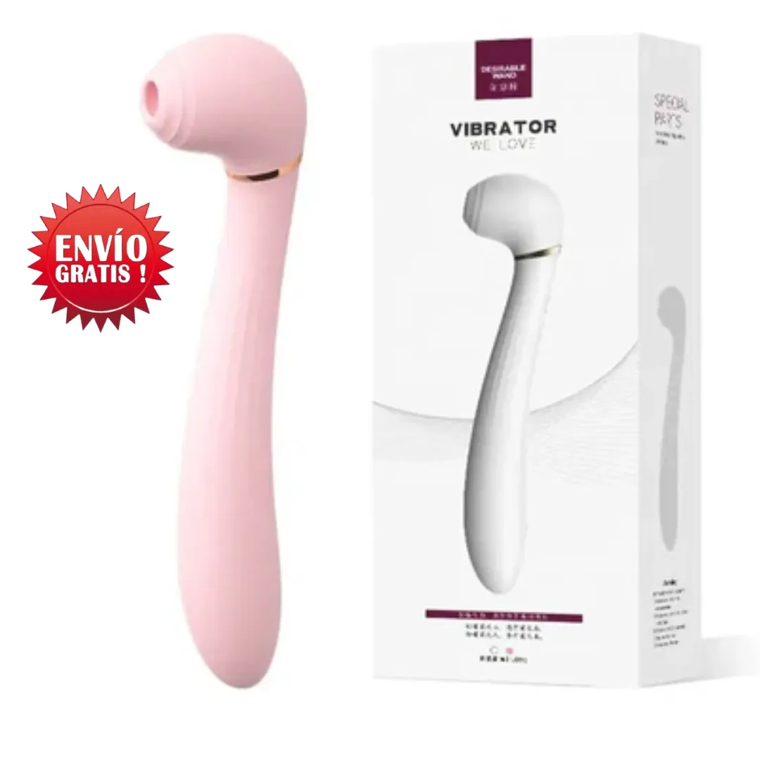 Vibrador y Succionador Maite Recargable e Impermeable