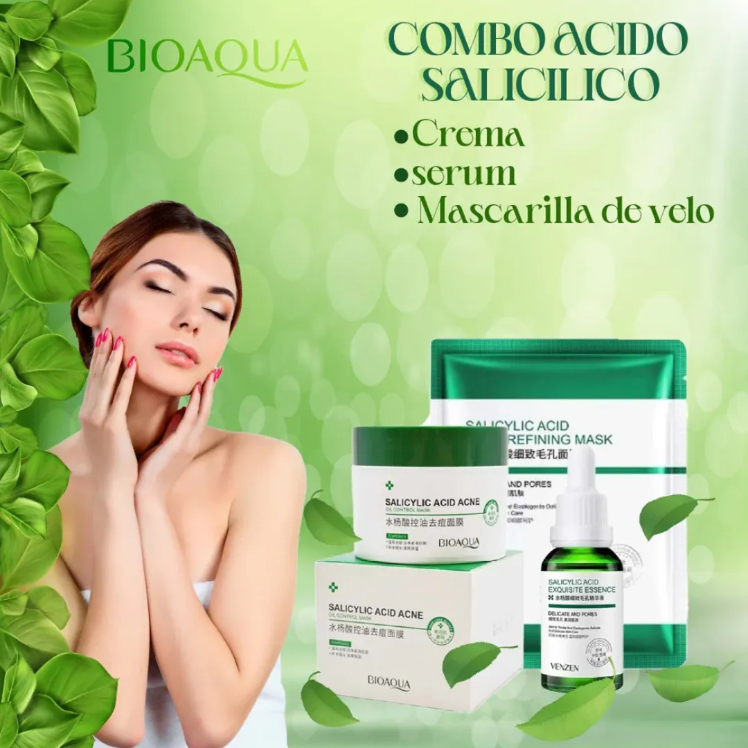 Kit Anti Acne De Ácido Salicílico X4