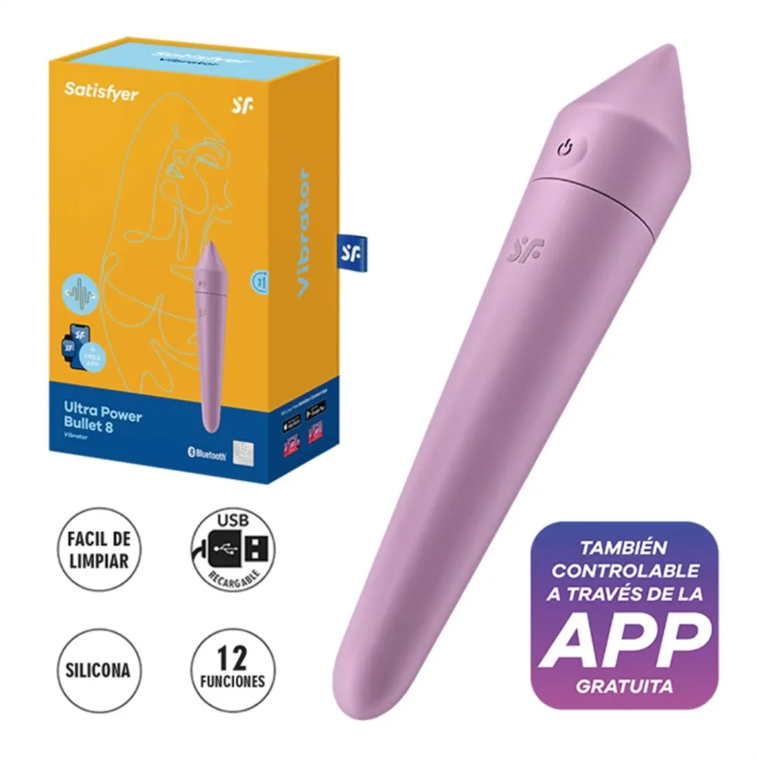 Satisfyer Ultra Power Bullet 8 Lila