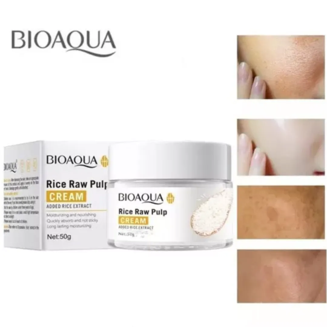 Rutina Facial De Arroz Coreana, Blanqueadora, Elimina Manchas y Rejuvenece Tu Rostro Bioaqua