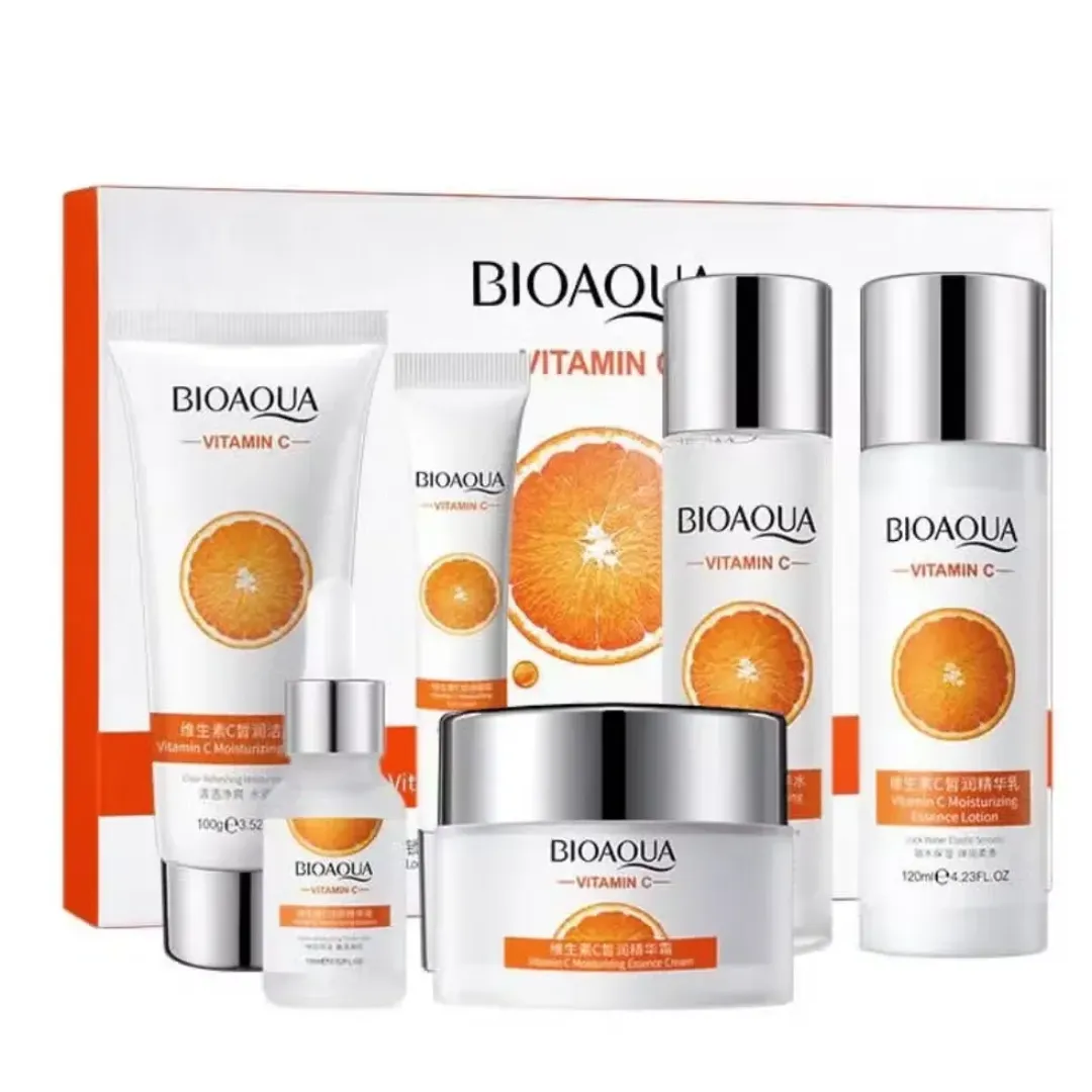  Kit De Lujo Facial Antiedad Ultra Hidratante de Vitamina C  Bioaqua