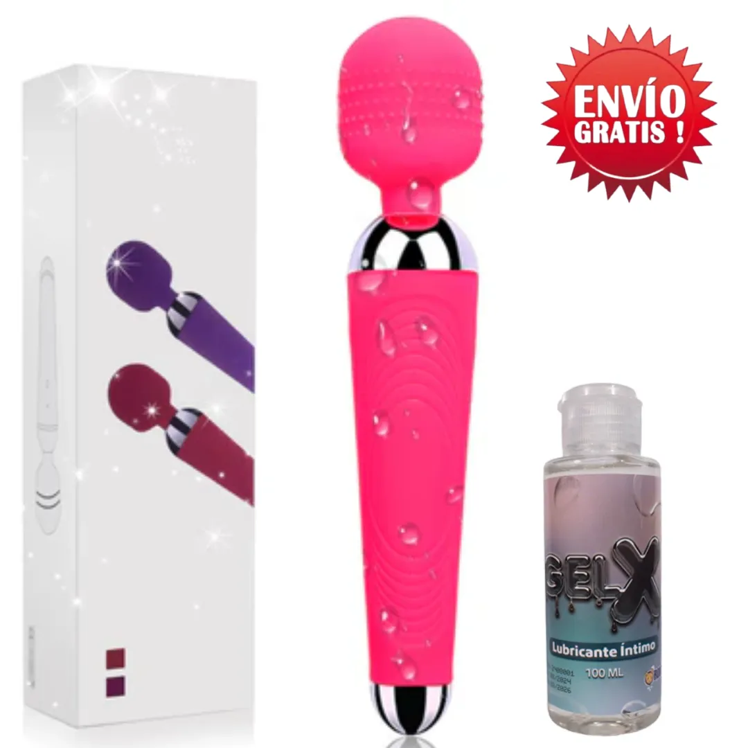 Vibrador Hitachi Masajeador Poly Wand + Lubricante 100ML