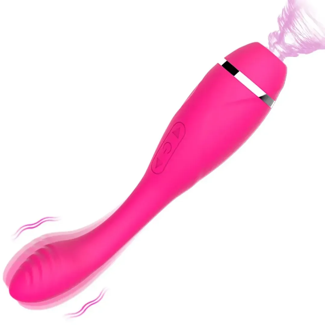 Vibrador Con Succion Ultra Silencioso G Spot Sucking