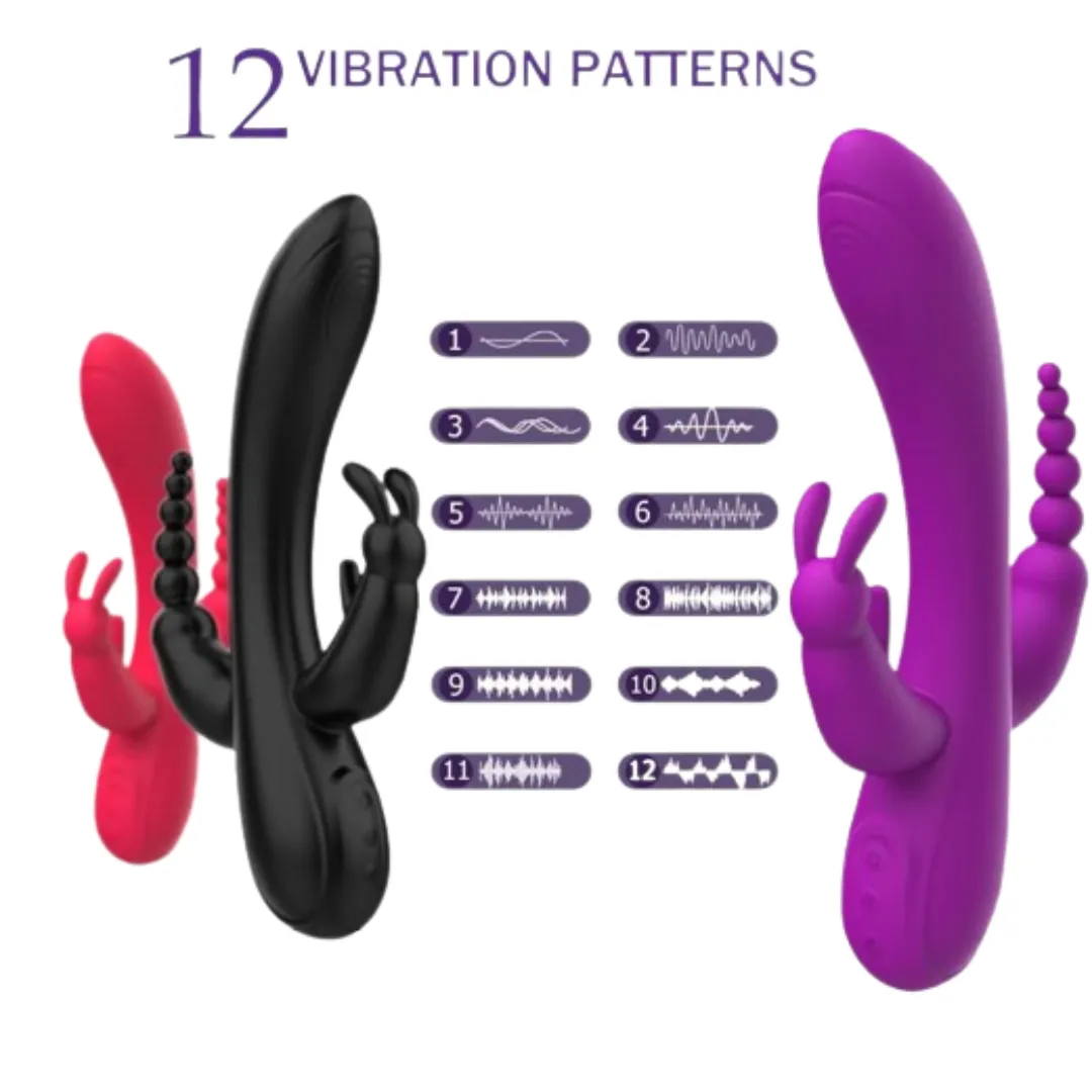 Vibrador Triple estimulación Rabbit 