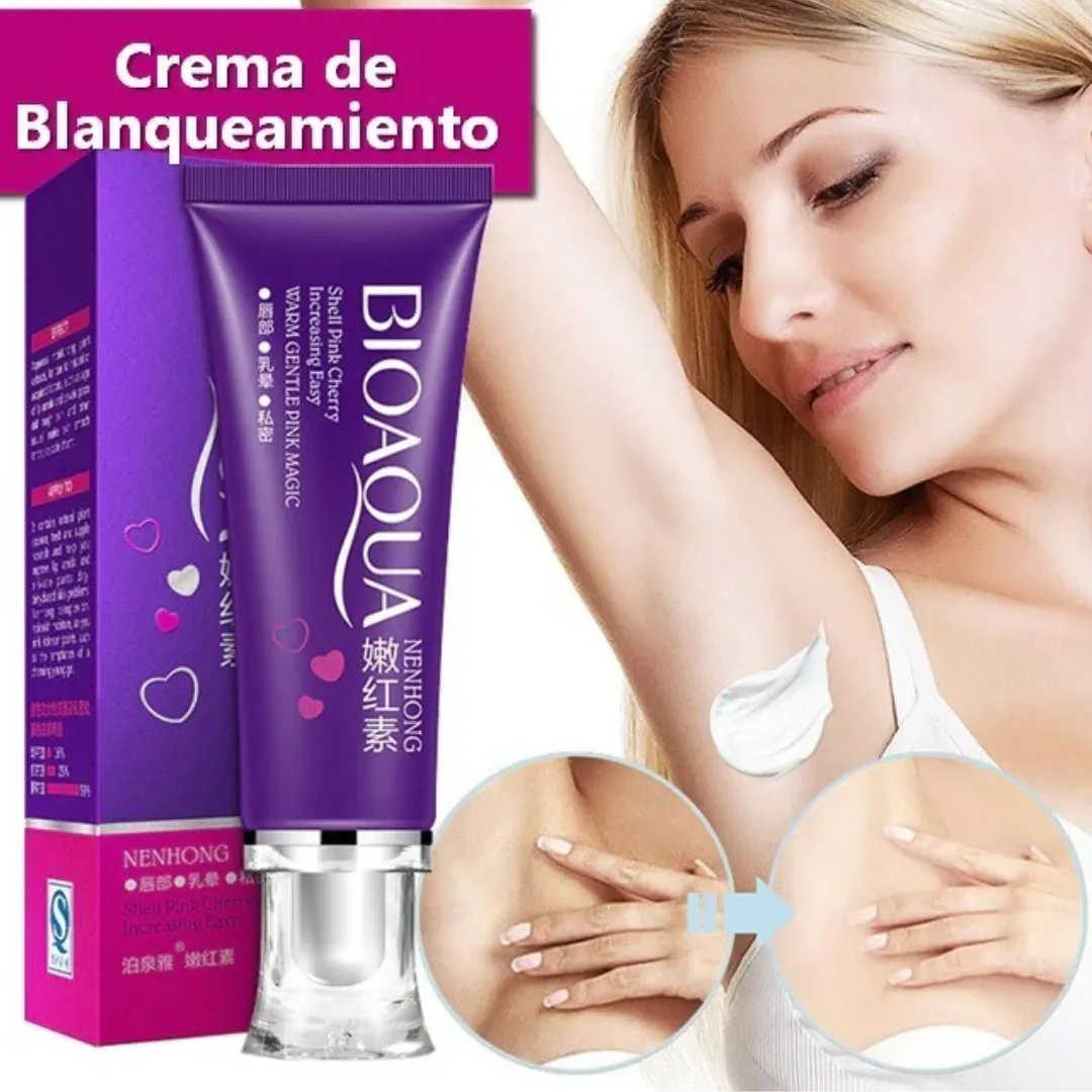  Crema Aclarante Y Despigmentante Íntimo Bioaqua 30Ml X2