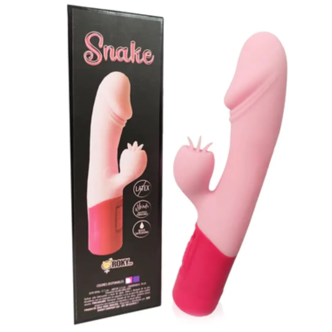 Vibrador Doble Estimulación Snake