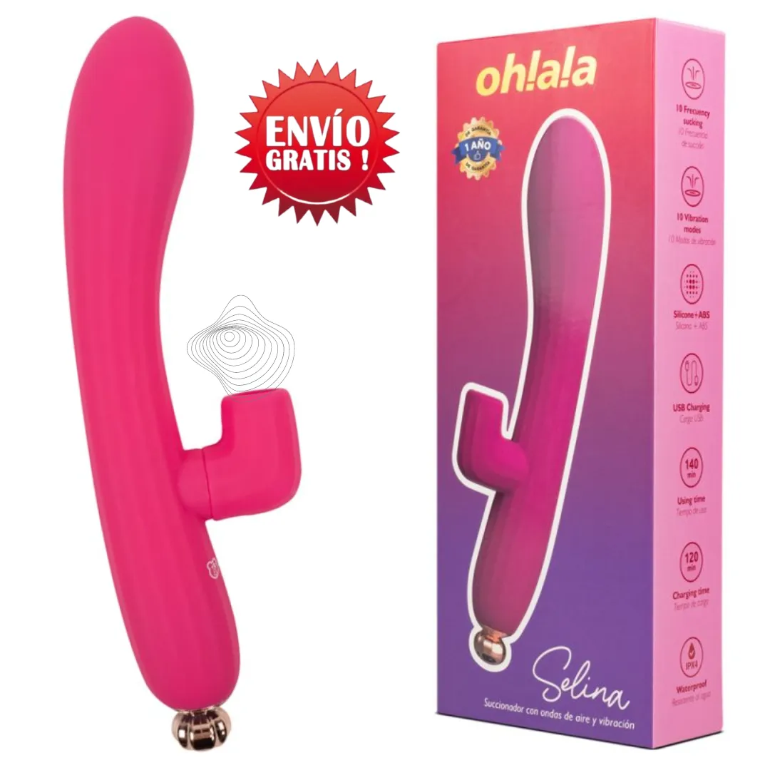 Vibrador De Lujo Con Succionador Emily Lilo