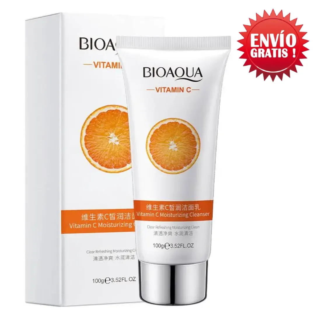 Jabón Facial Aclarante De Vitamina C Bioaqua