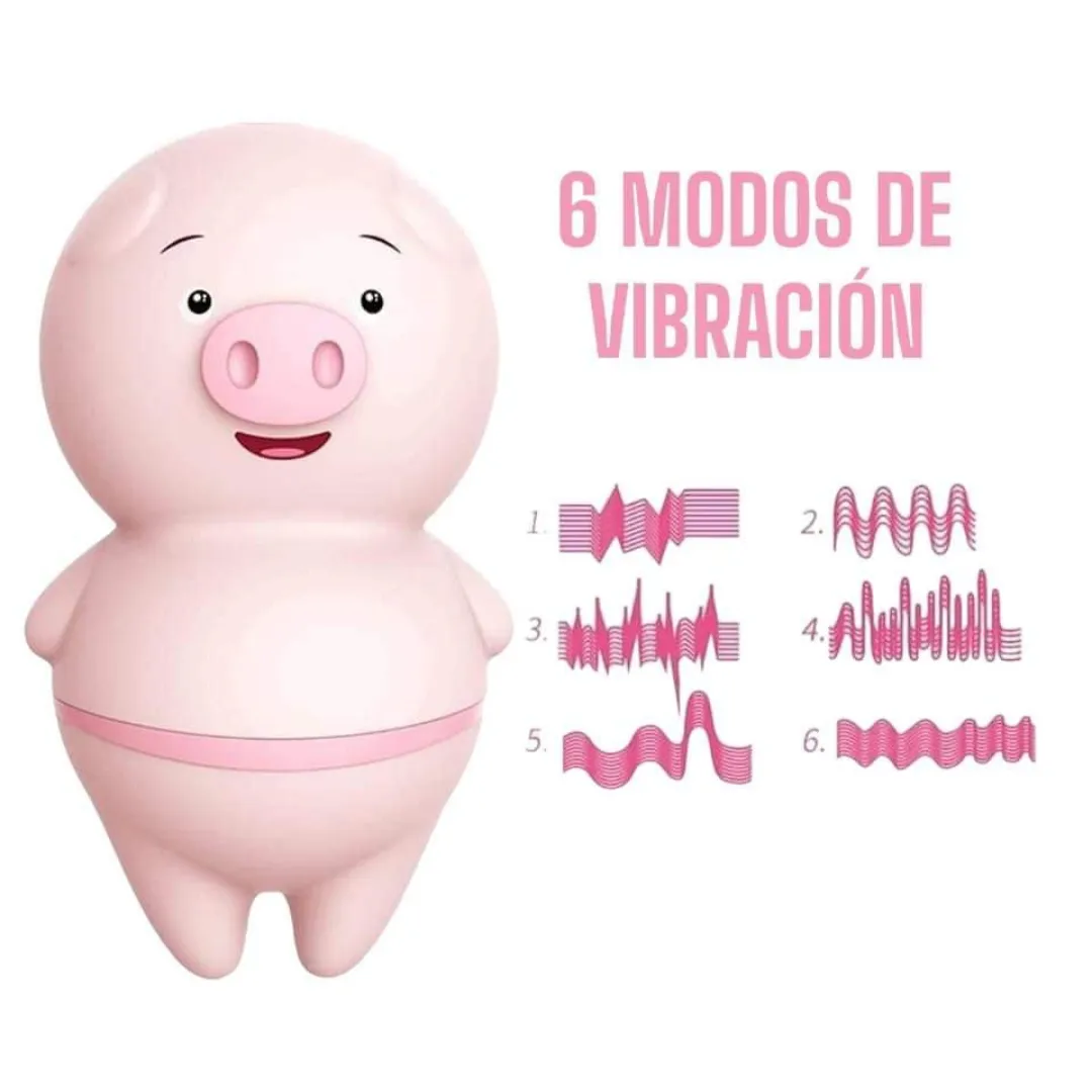 Vibrador De Lengua Estimulador De Clítoris Marranito- Recargable