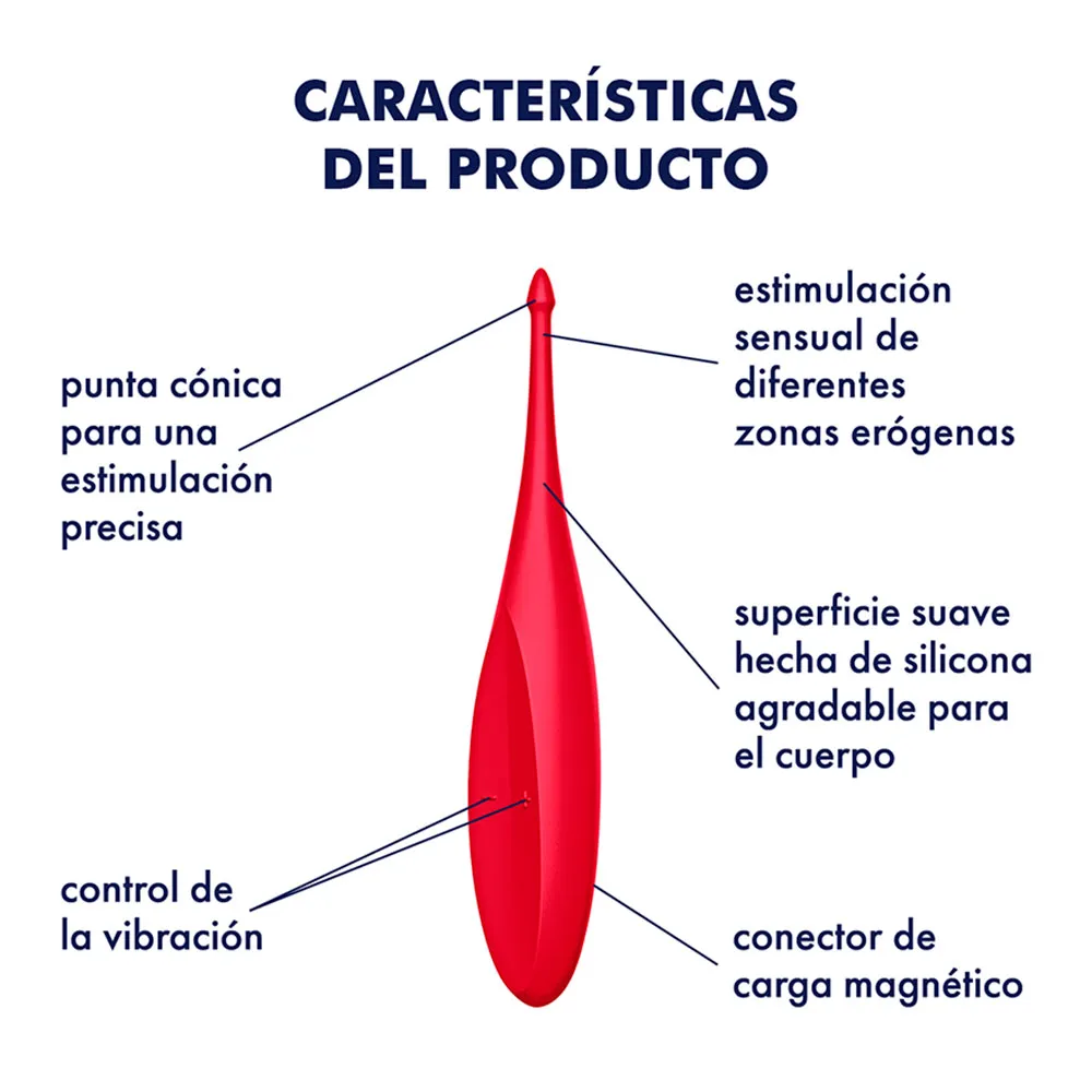 Vibrador Twirling Fun Satisfyer Rojo