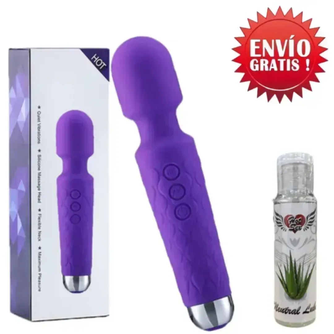 Vibrador Hitachi Masajeador Leonard + Lubricante