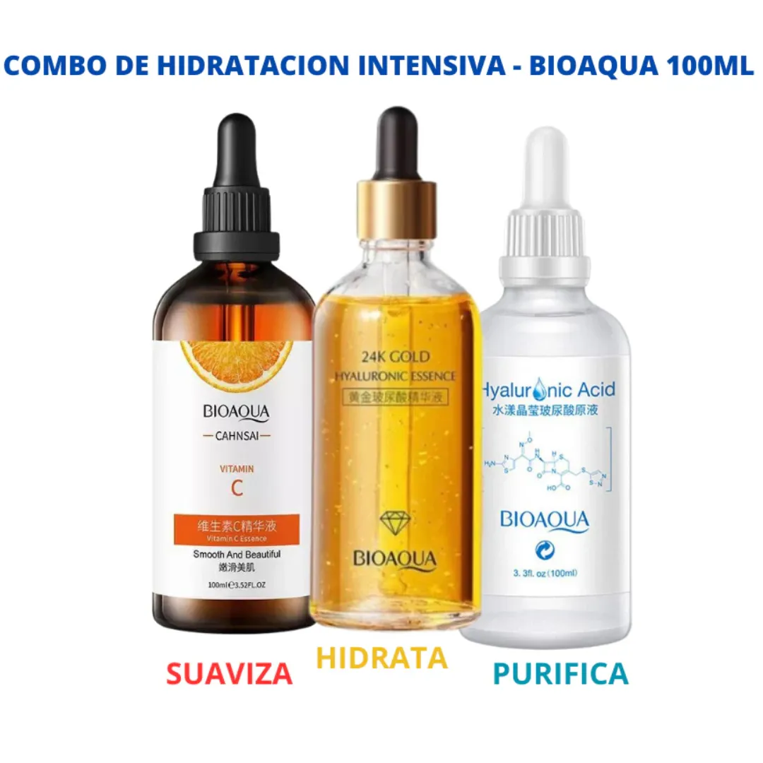  Combo Hidratación Intensiva Bioaqua x3