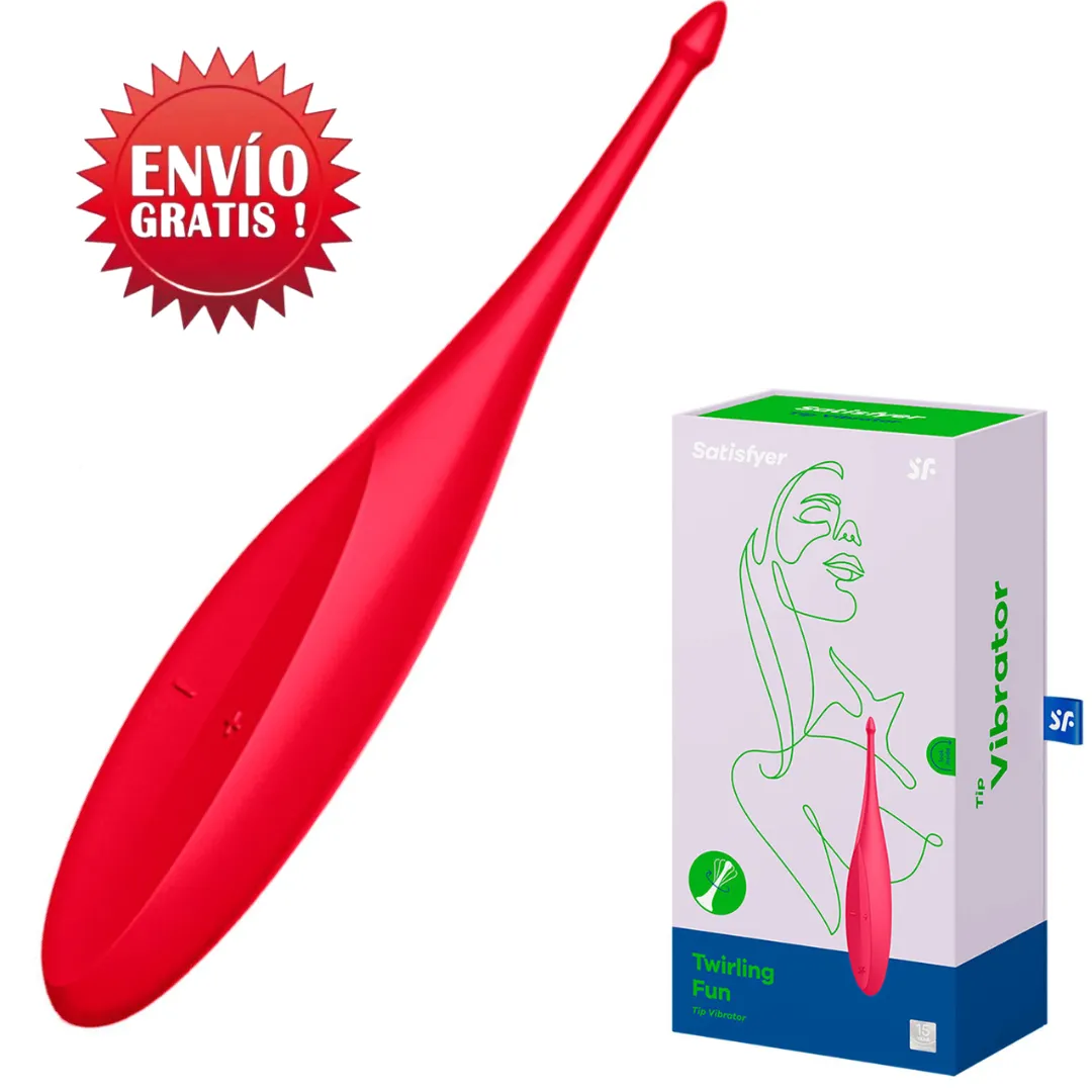 Vibrador Twirling Fun Satisfyer Rojo