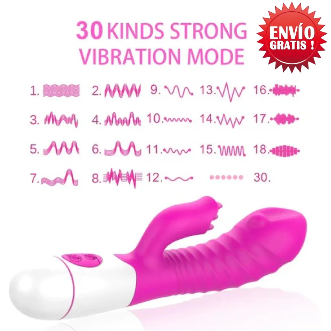 Vibrador Recargable Robinson 30 Modos De Vibración