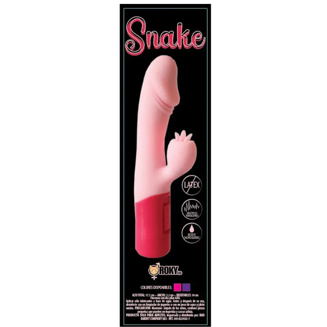 Vibrador Doble Estimulación Snake