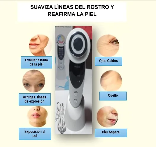 MASAJEADOR ROSTRO MULTIFUNCIONAL VIBRATORIO ROSTRO