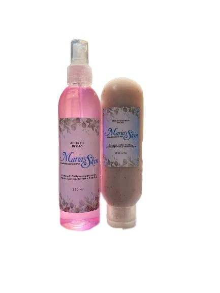 Exfoliante & Agua De Rosas Maria's Skin