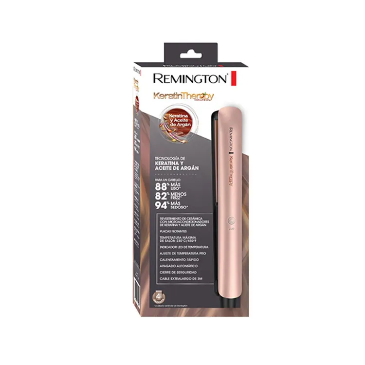 Plancha de Cabello Remington  ORIGINAL Keratina y Aceite De Argán