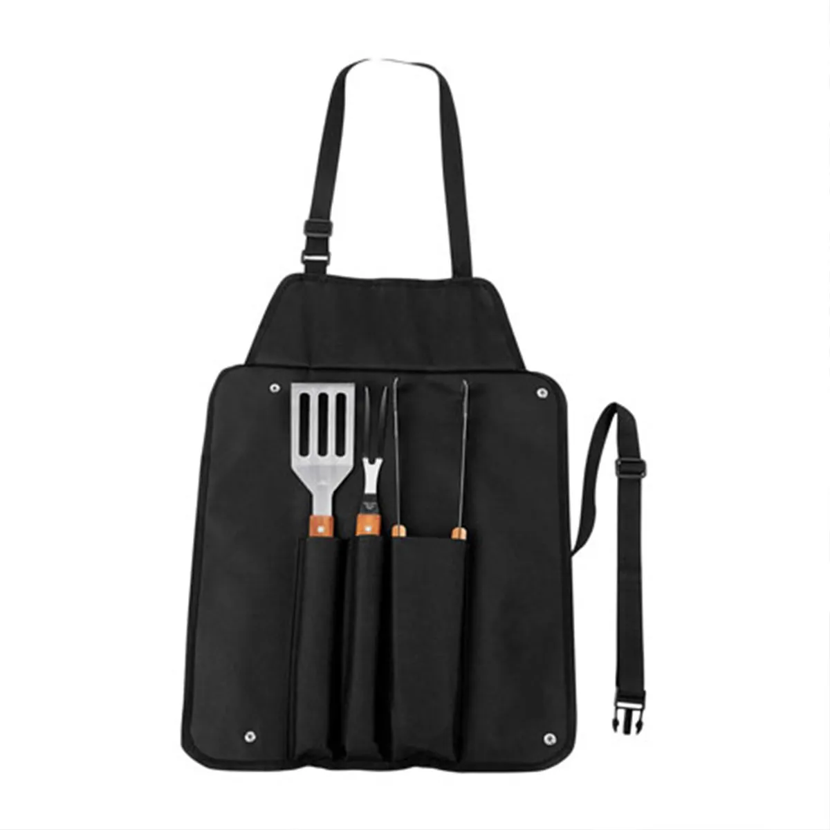 Delantal para asado set BBQ