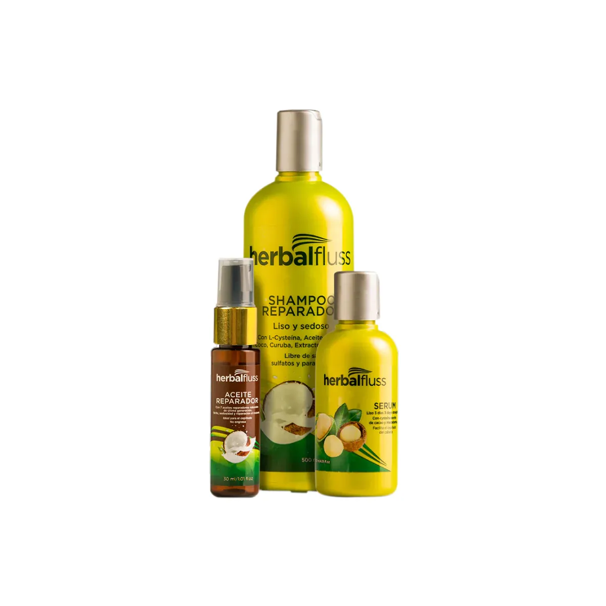 Combo Cabello - Pelo Liso HERBAL FLUSS