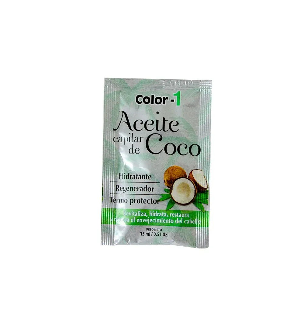 Aceite Capilar de Coco Sachet COLOR 1