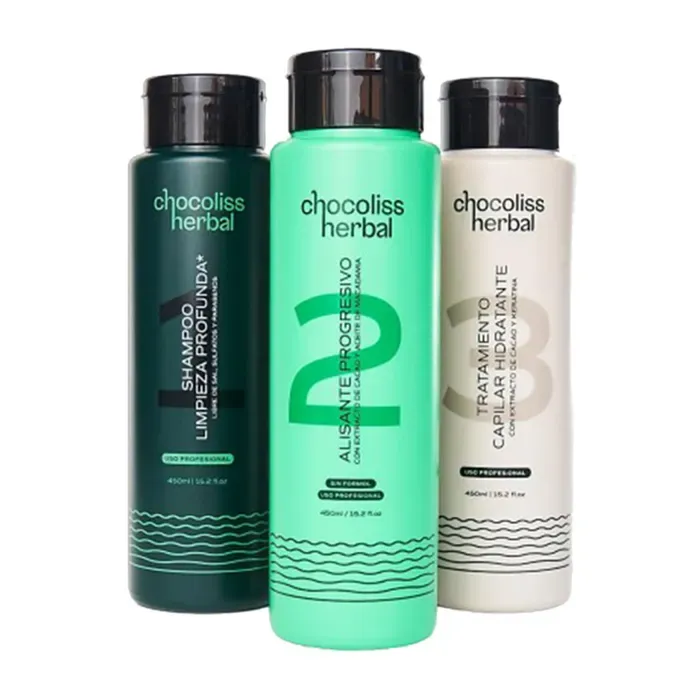 Kit Alisante Keratina 450ml CHOCOLISS HERBAL