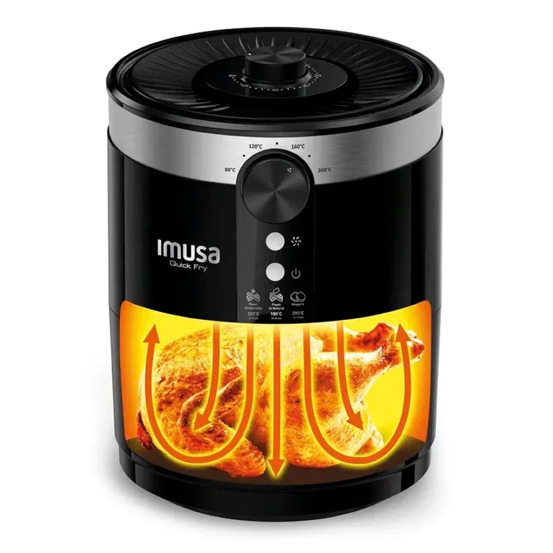 Air Fryer / Olla freidora de aire / Olla freidora sin aceite 3.5 Litros Imusa Quick Fry