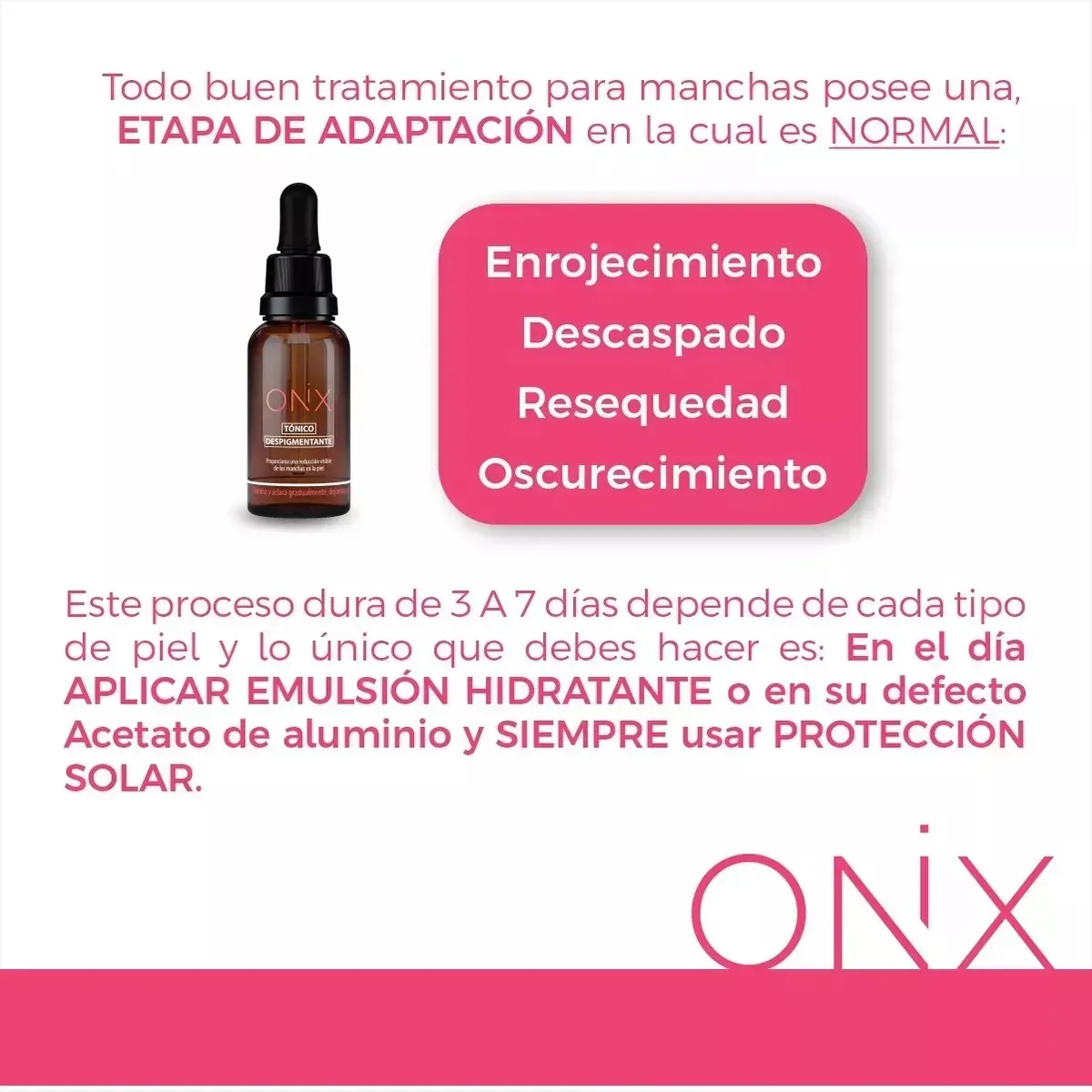 Tónico Despigmentante Onix 30ML