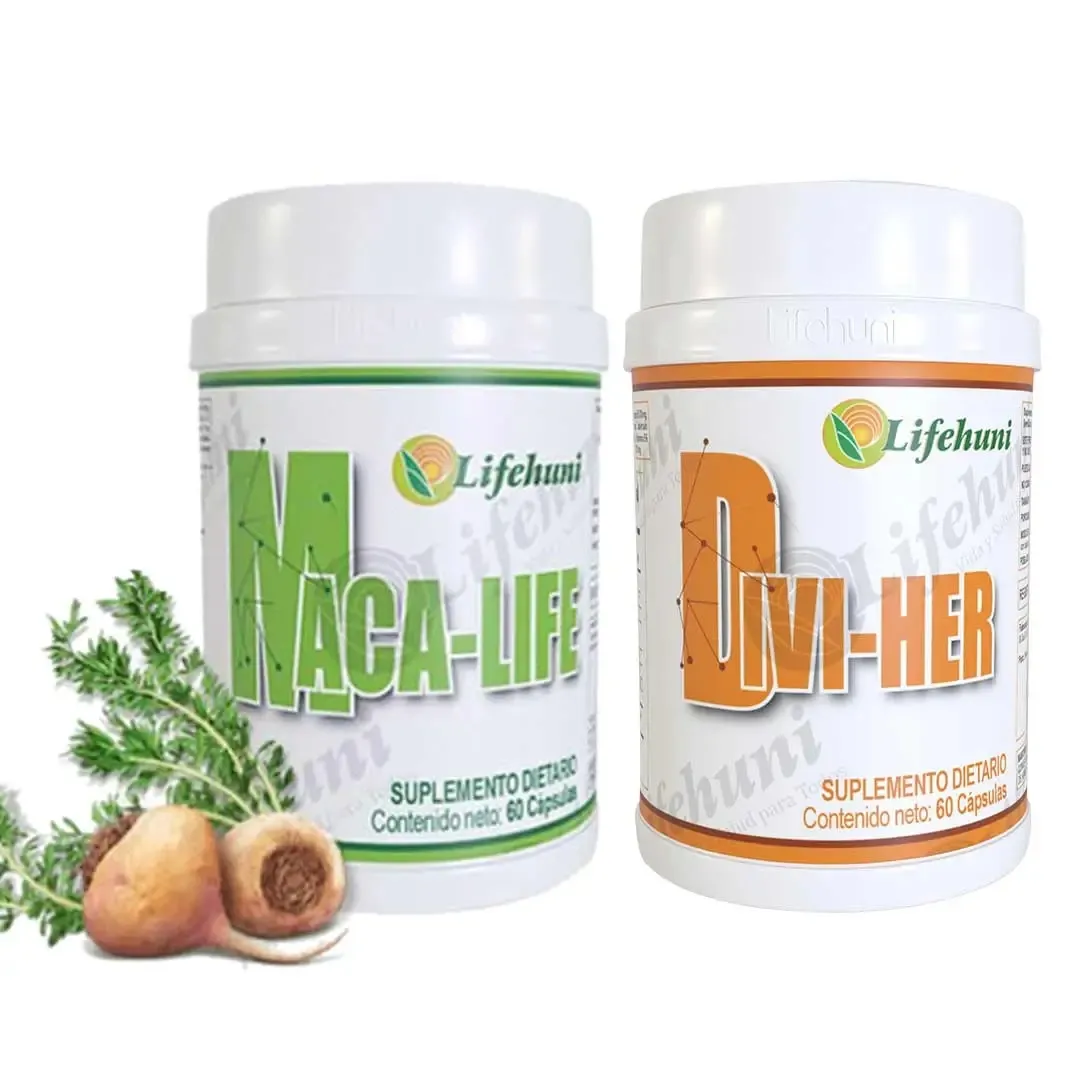 Divi-Her + Maca-Life – Baja Peso, Quema Grasa, Acelera Metabolismo Y Reduce La Ansiedad.