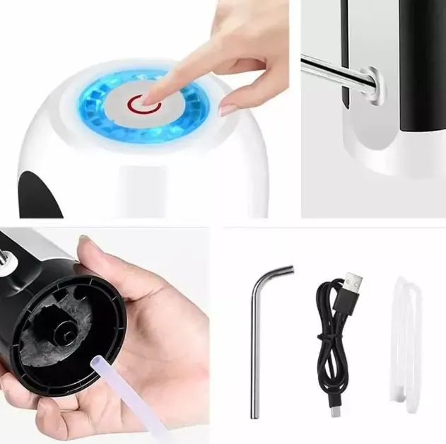 Dispensador De Agua Eléctrico Recargable USB  Universal