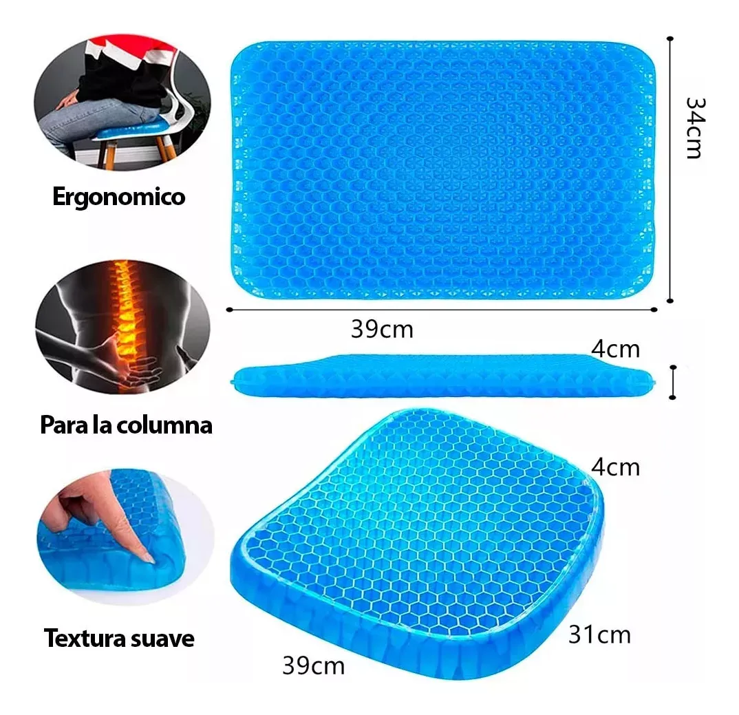 Cojín De Descanso En Gel Egg Seater
