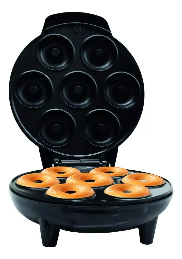 Mini Maquina Hacer Donas Donuts Antiadherente 7 Unidades 