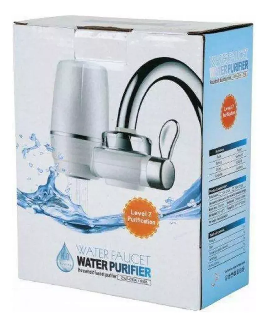 Filtro Purificador De Agua Domestico Para Grifo