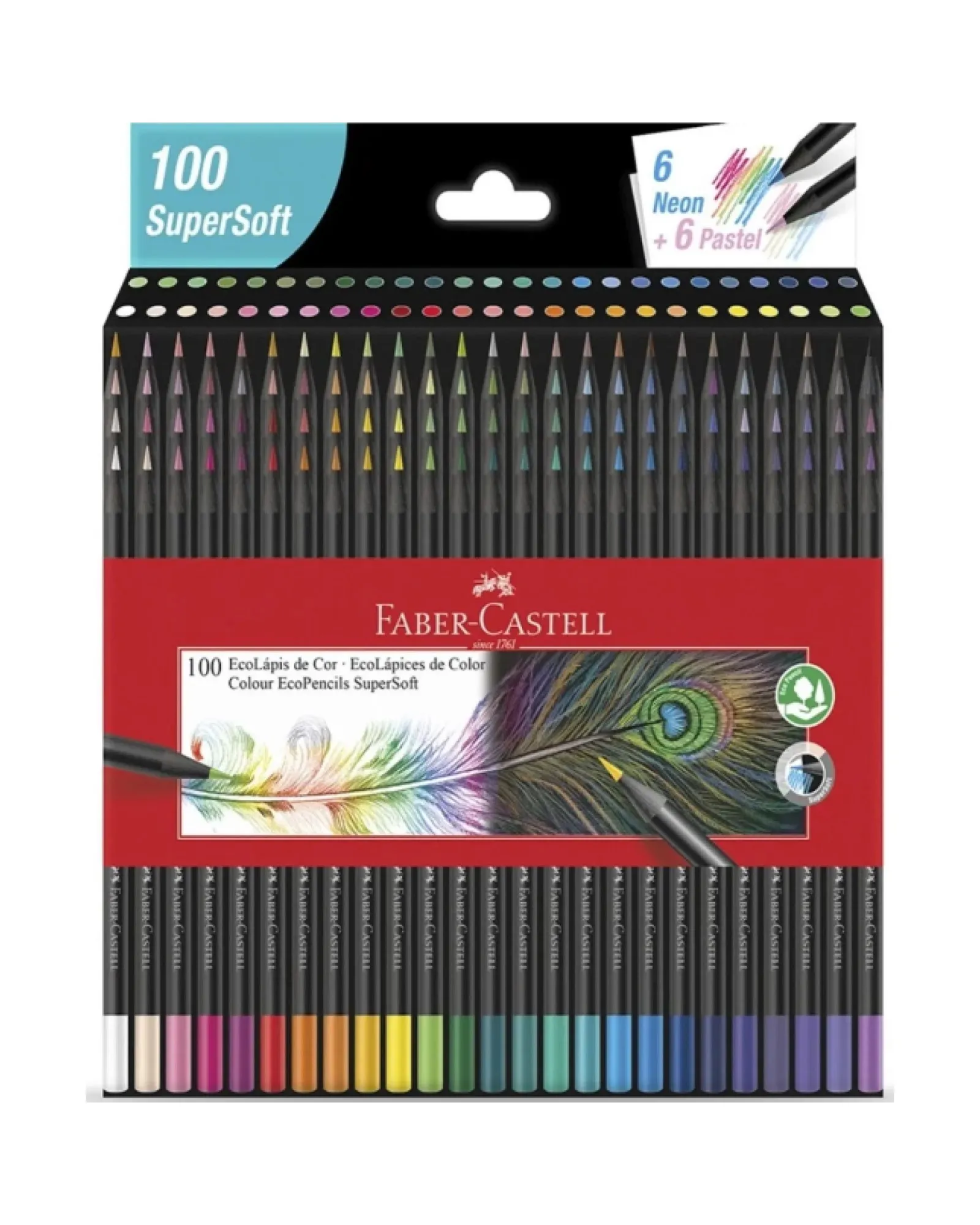 Colores Supersoft Faber Castell x100 Unidades